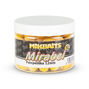 MIKBAITS Mirabel Fluo boilie 150ml Pampeliška 12mm